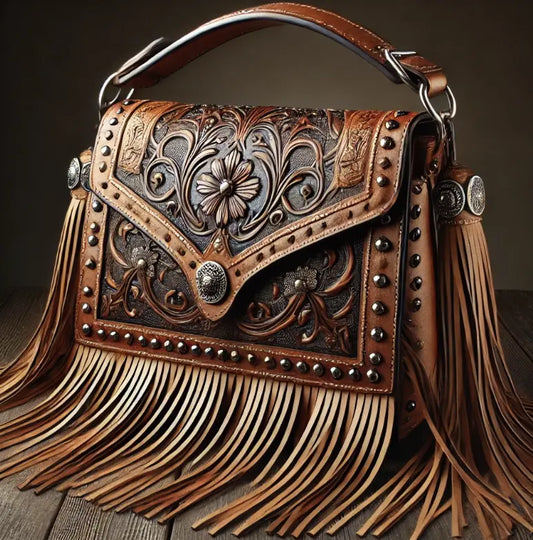 What Are the Historical Roots of Fringe Purses in Western Fashion?