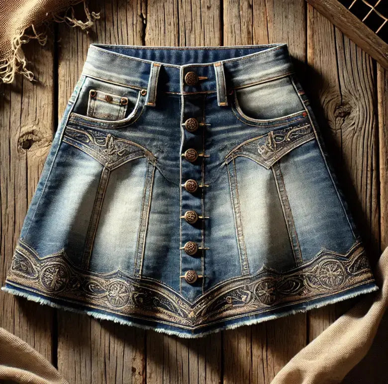 Denim Skirts: The Heartbeat of Western Fashion