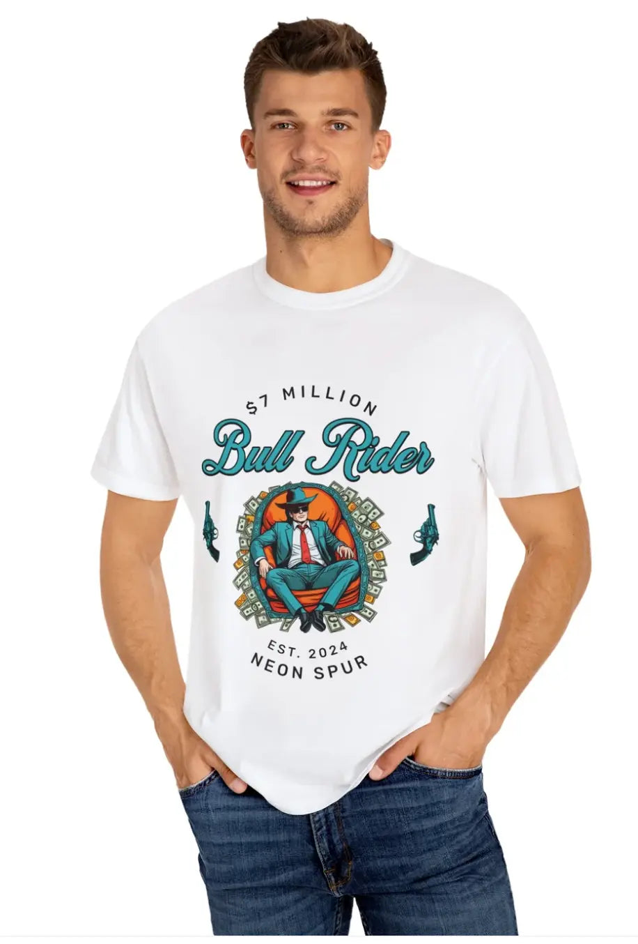Edgy Western Bull Riding T-Shirts for Men: Breaking the Mold of Rodeo Fashion