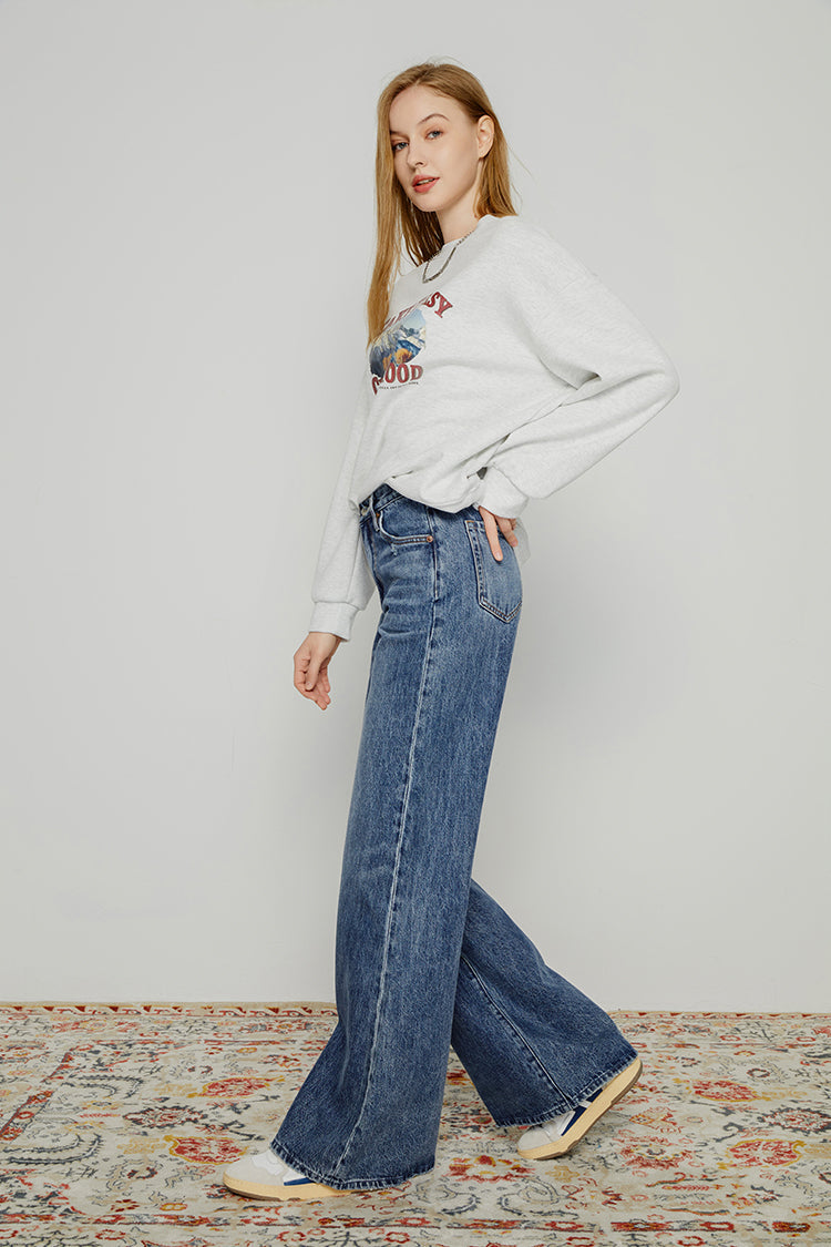 Hey Joanie Melissa Slouch Boot Cut Jeans