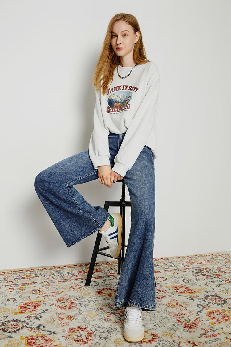 Hey Joanie Melissa Slouch Boot Cut Jeans