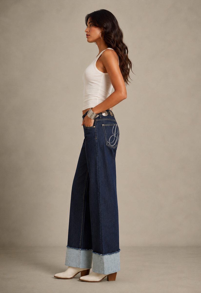 The Golden Girl Jean- Indigo Wash GJG DENIM