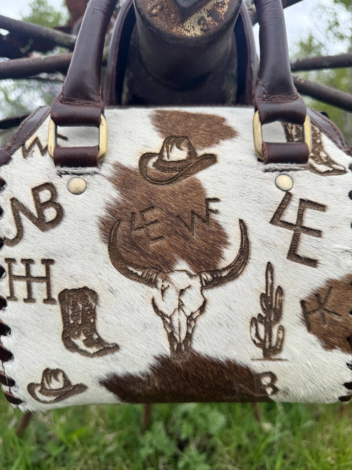 Open Range Western Speedy Genuine Leather Purse + Coin Purse Double B Wild Rags