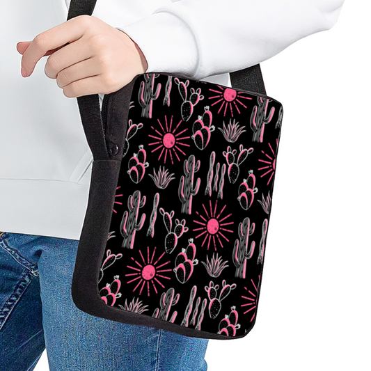 Neon Cactus Small Crossbody Satchel