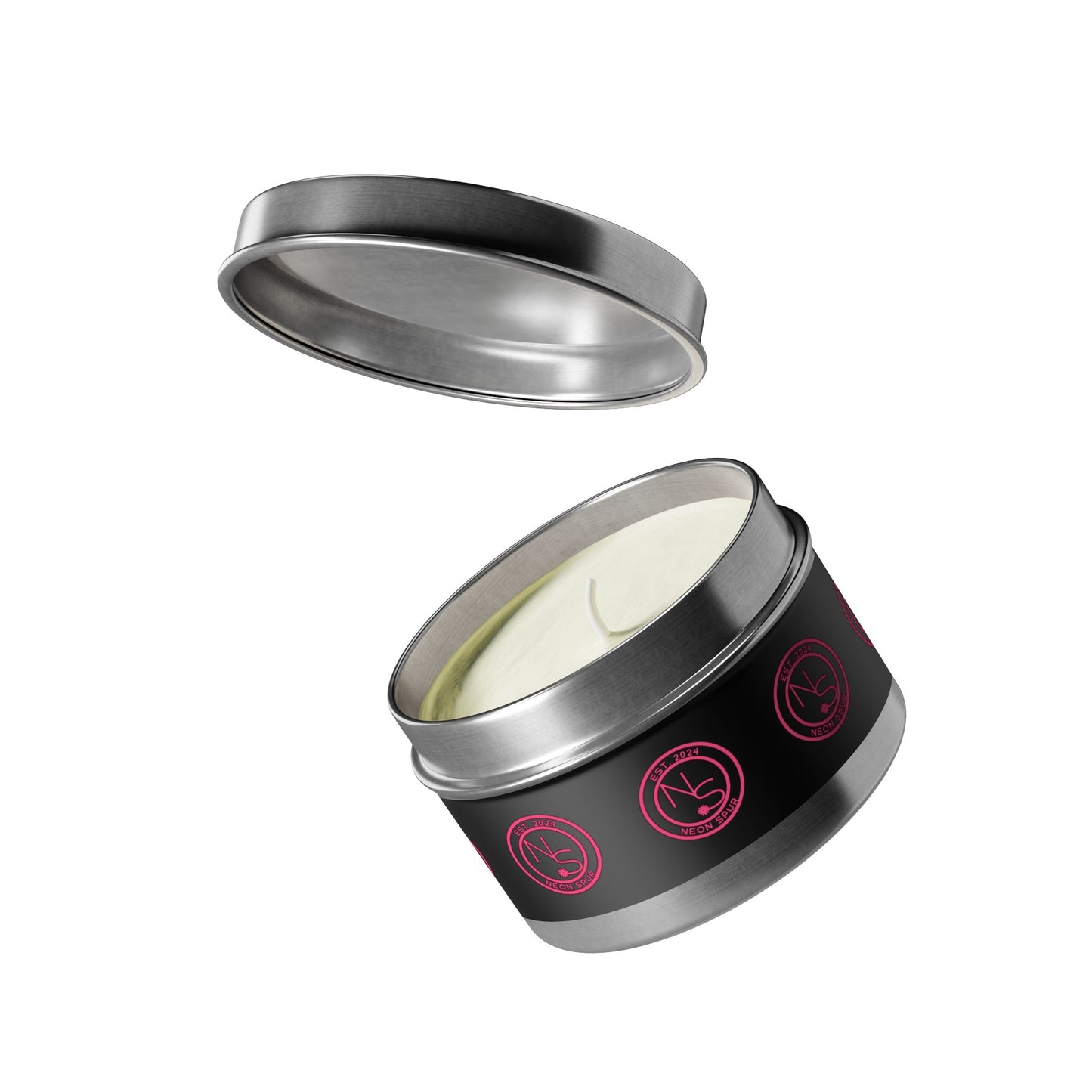 Neon Spur Aromatherapy Tin Candles