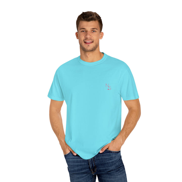 Neon Spur Logo Garment-Dyed T-shirt