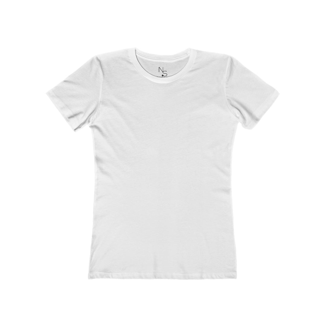 “I Kick” Red Bow Women's Boyfriend Tee