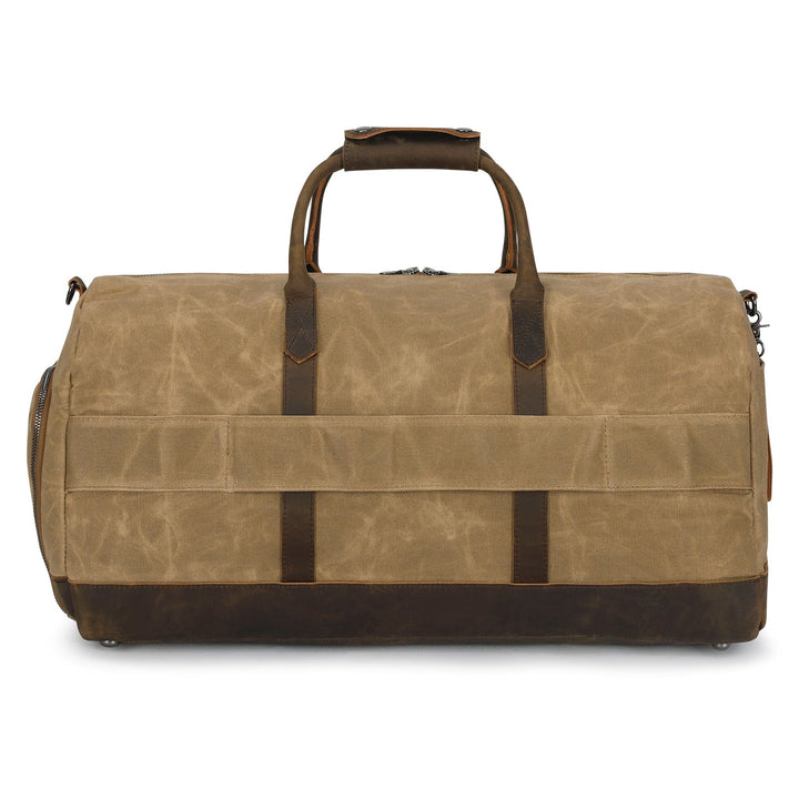 Canvas & Full-Grain Cowhide Leather Weekender Bag