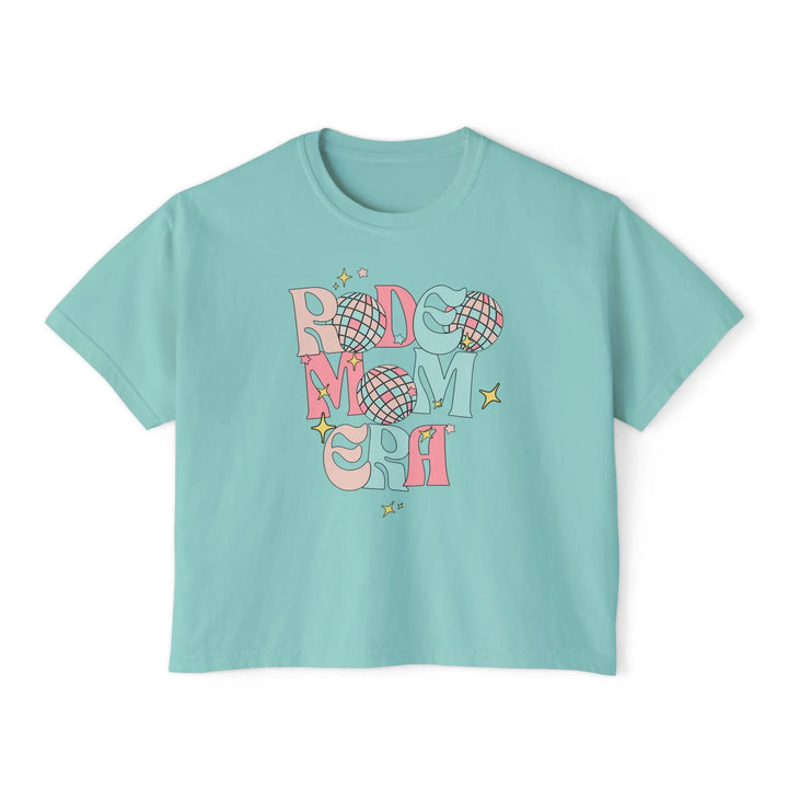 Rodeo Mom Era Women's Boxy Tee Neon Spur