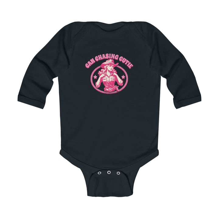 Can Chasing Cutie Infant Long Sleeve Bodysuit