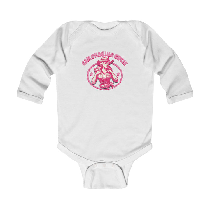 Can Chasing Cutie Infant Long Sleeve Bodysuit
