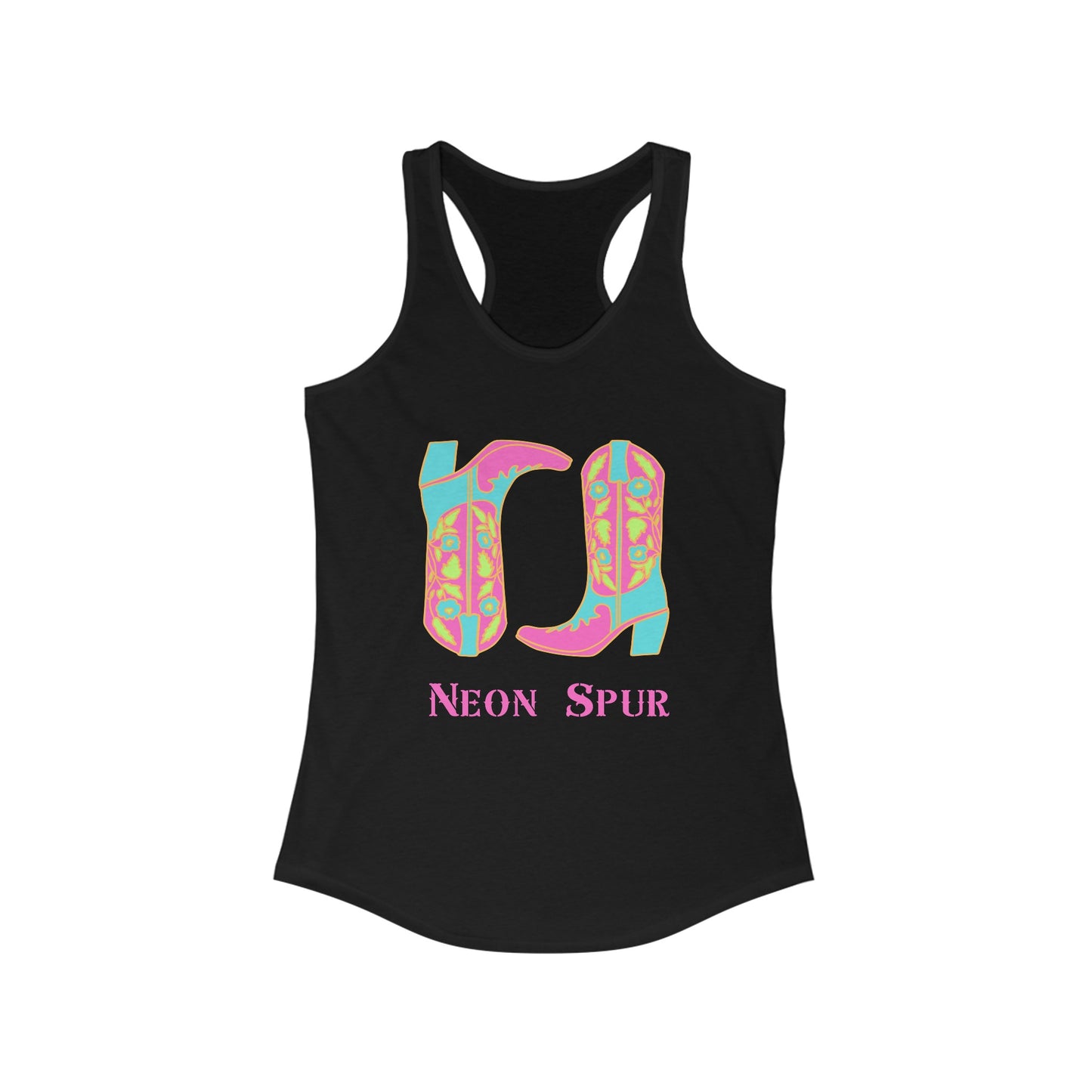 Neon Boots Racerback Tank