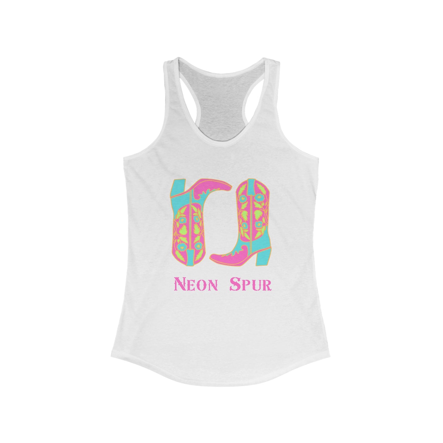 Neon Boots Racerback Tank