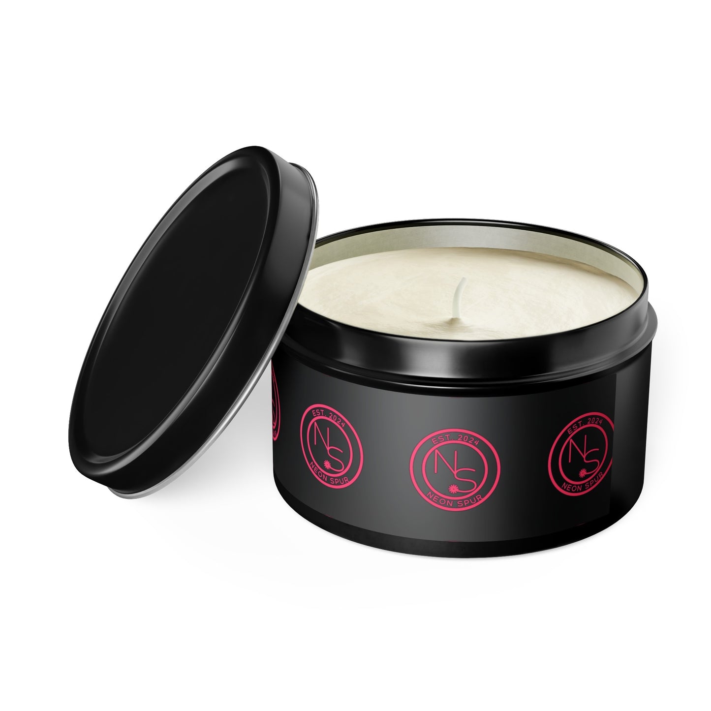 Neon Spur Aromatherapy Tin Candles