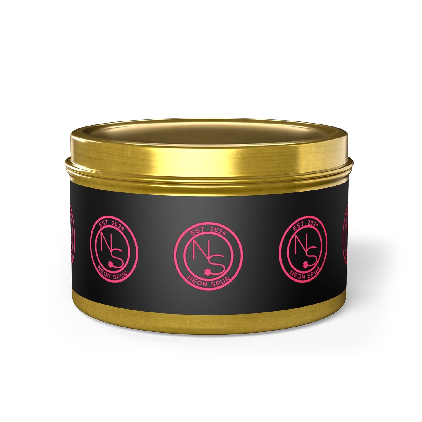 Neon Spur Aromatherapy Tin Candles