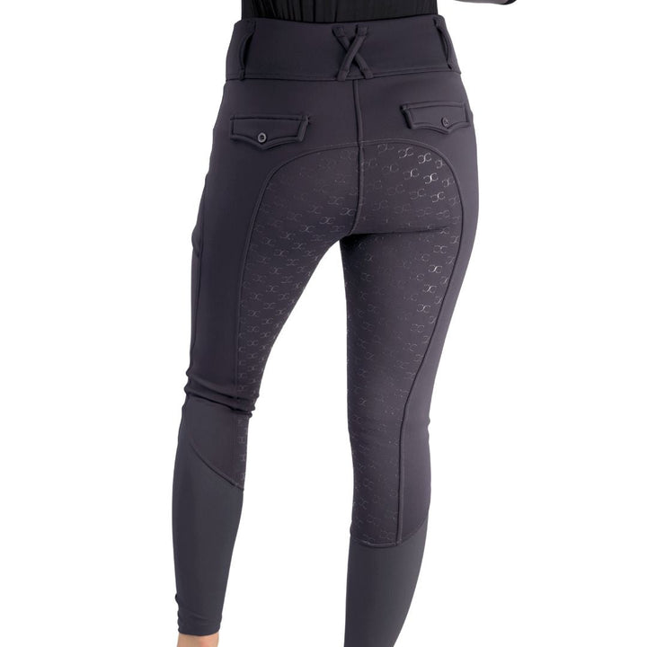 Correct Connect Ultra Warm Arctic Winter Riding Tights in Grey -Full Seat