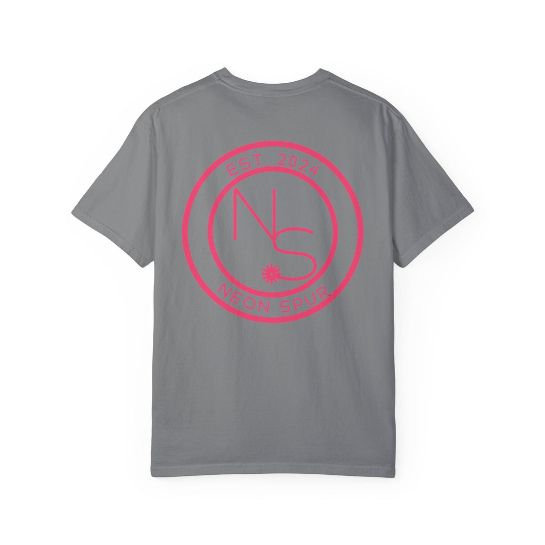 Neon Spur Logo Garment-Dyed T-shirt