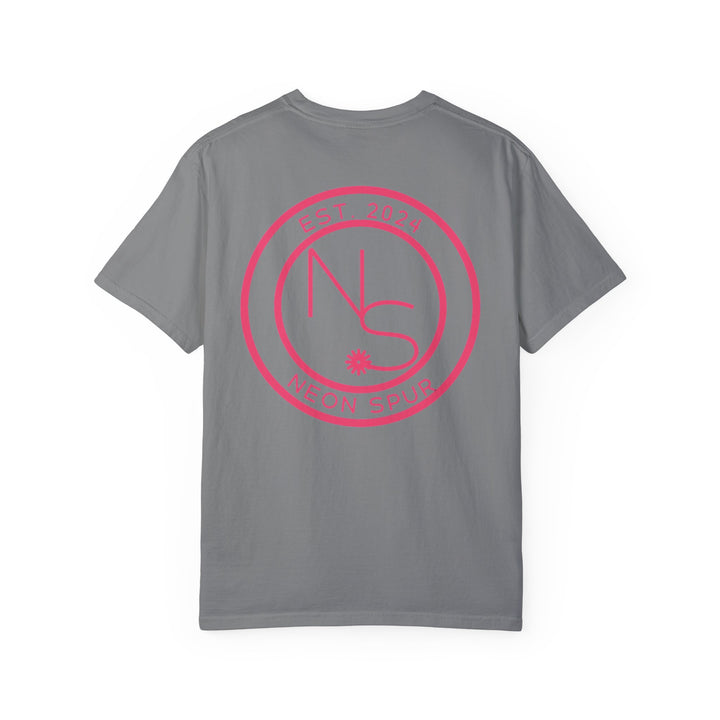 Neon Spur Logo Garment-Dyed T-shirt