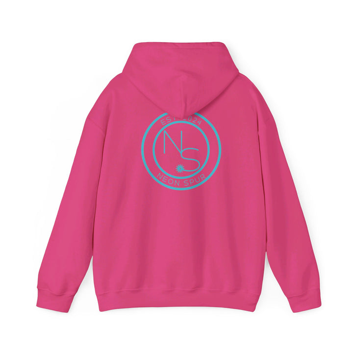 Neon Spur Teal Logo Unisex Heavy Blend™ Hooded Sweatshirt