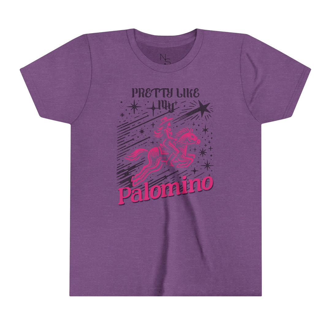 Pretty Like My Palomino Girls Short Sleeve Tee