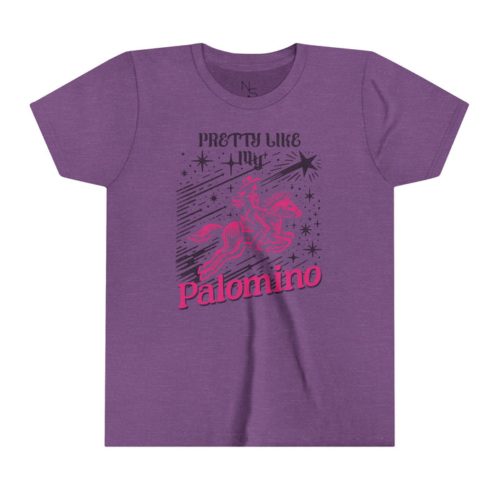 Pretty Like My Palomino Girls Short Sleeve Tee