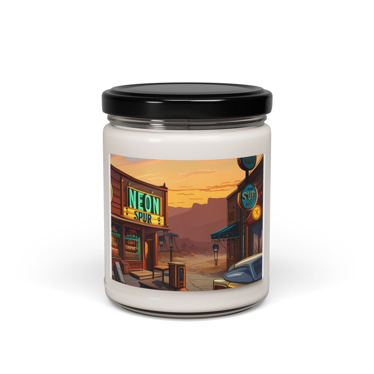 Neon Spur Scented Soy Candle, 9oz