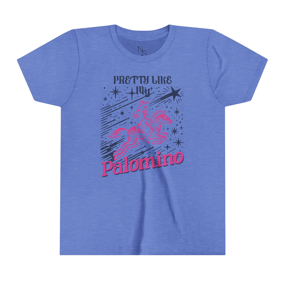 Pretty Like My Palomino Girls Short Sleeve Tee