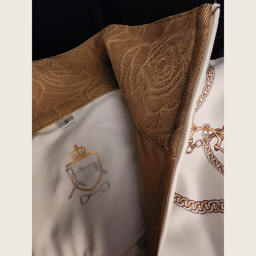 White Bridle Chain Sun Shirt