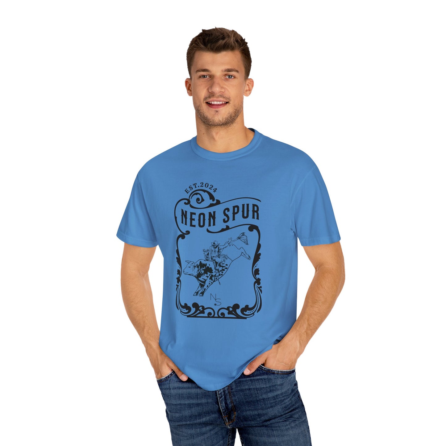 Western Bull Neon Spur T-shirt