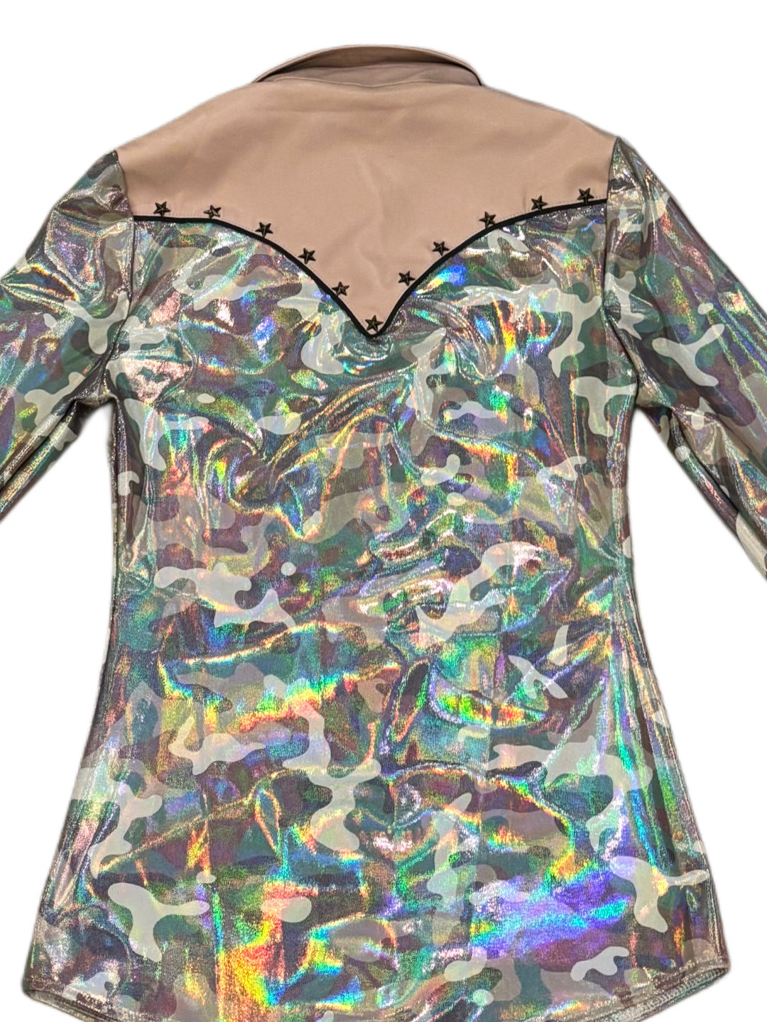 Mauve Camo Pearl Snap Rodeo Shirt