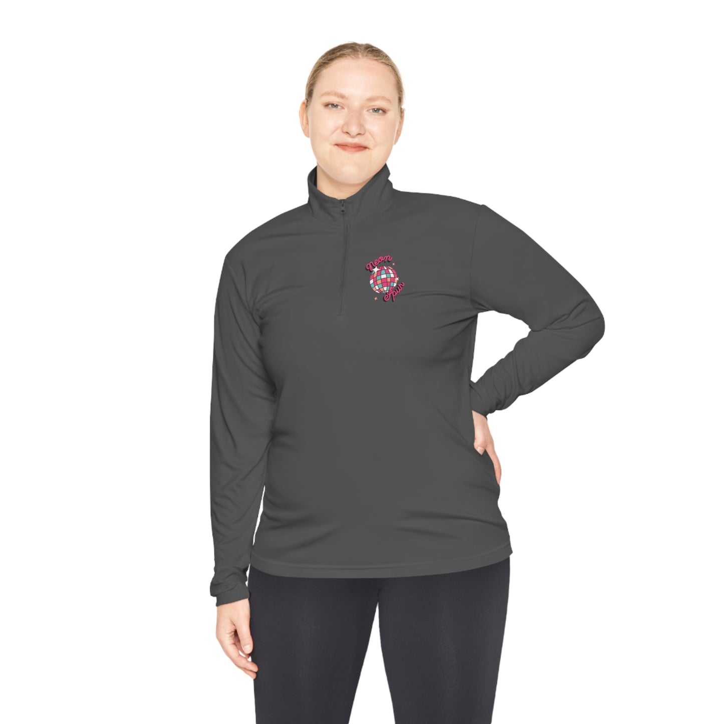 Disco Neon Spur Athletic Quarter-Zip Pullover