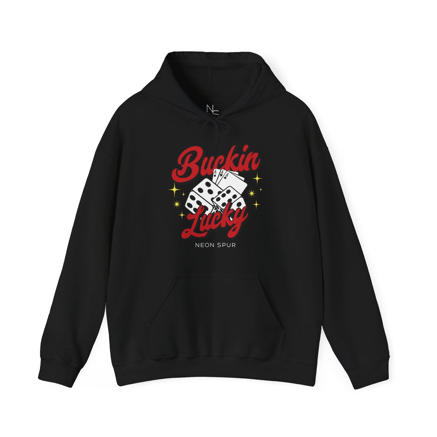 Buckin Lucky Unisex Heavy Blend™ Hooded Sweatshirt