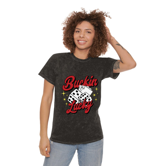 Buckin Lucky Mineral Wash T-Shirt