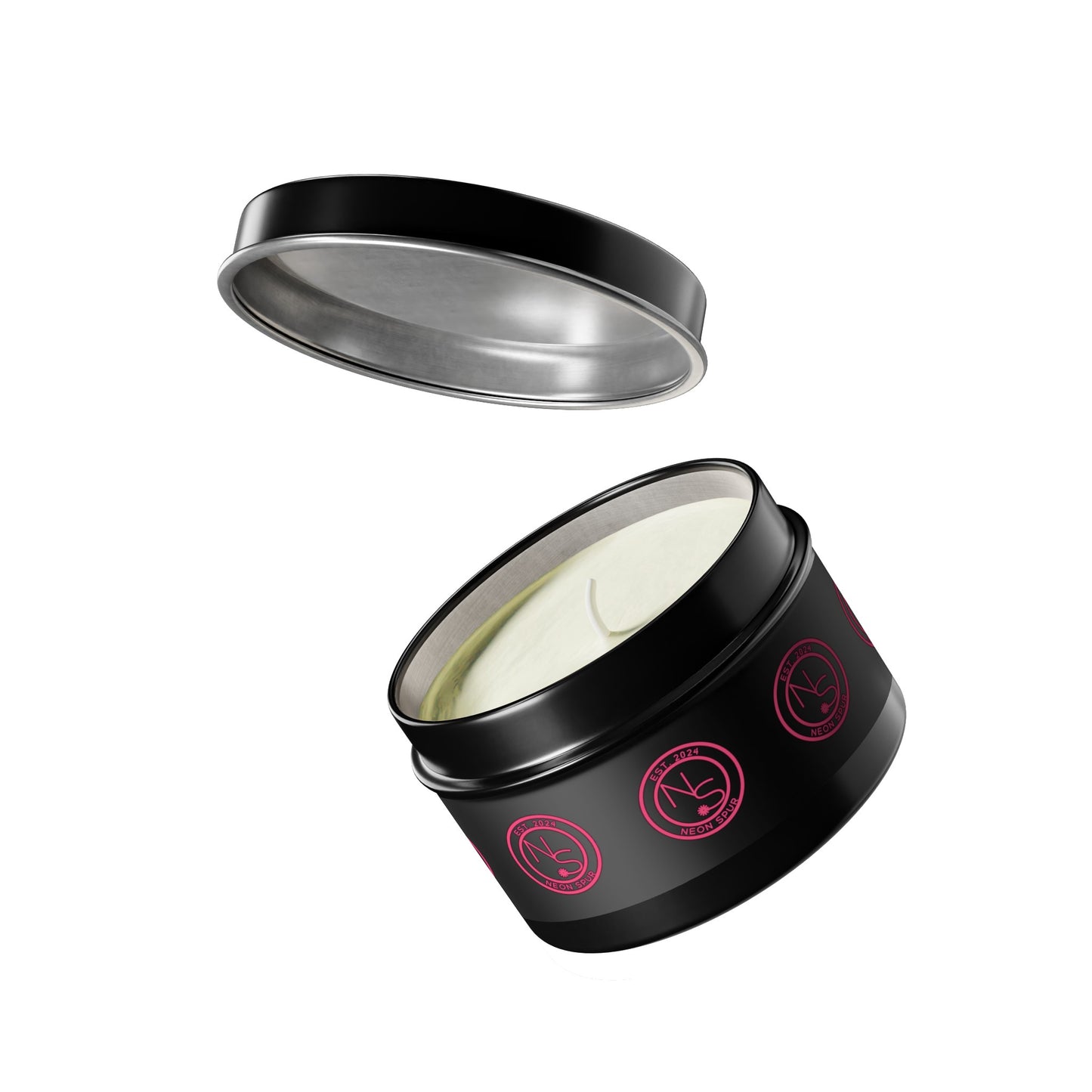 Neon Spur Aromatherapy Tin Candles