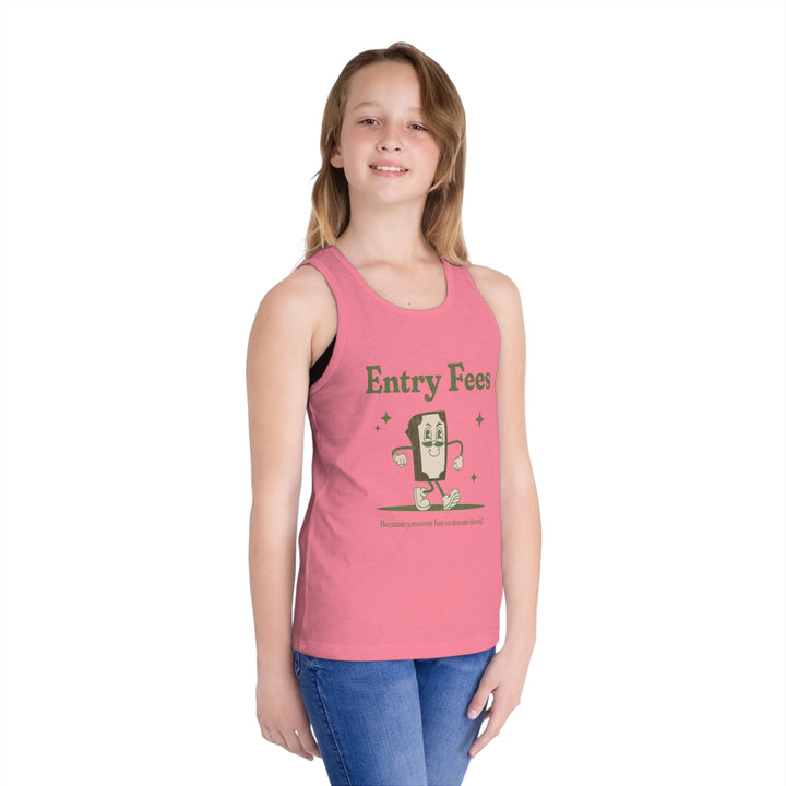 Entry Fees Girls Jersey Tank Top