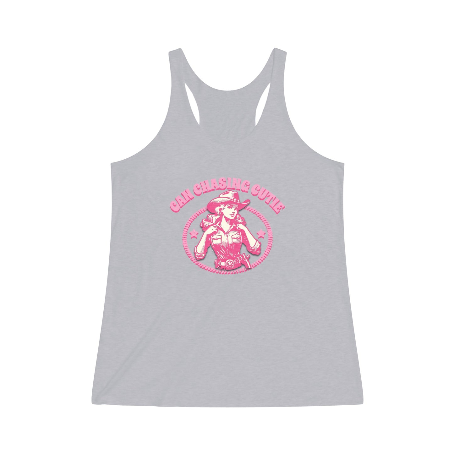 Can Chasing Cutie Racerback Tank