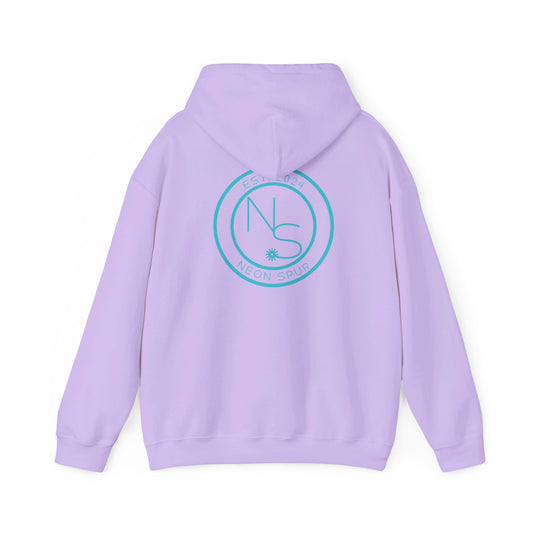 Neon Spur Teal Logo Unisex Heavy Blend™ Hooded Sweatshirt