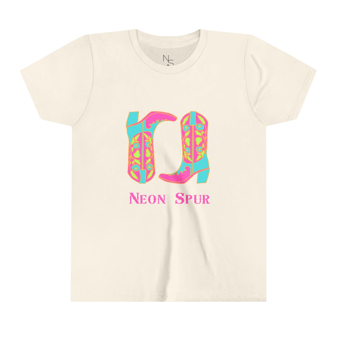 Neon Boots Girls Short Sleeve Tee