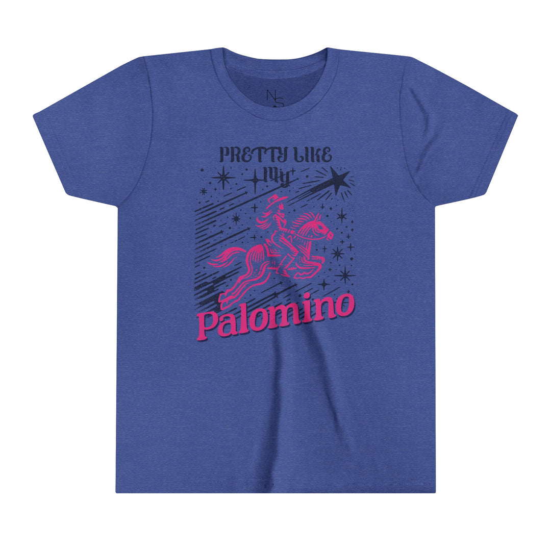 Pretty Like My Palomino Girls Short Sleeve Tee