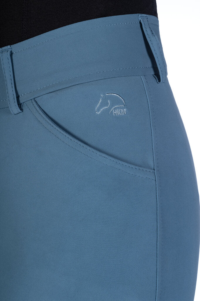 HKM Tampa- Silicone Knee Patch Riding Breeches Breeches.com