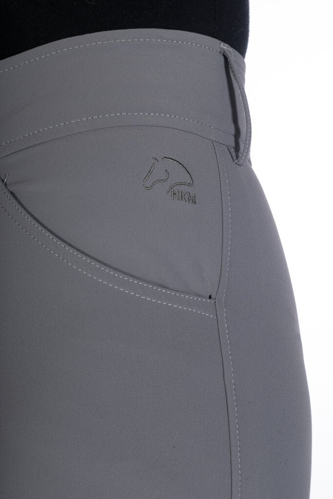 HKM Tampa- Silicone Knee Patch Riding Breeches Breeches.com
