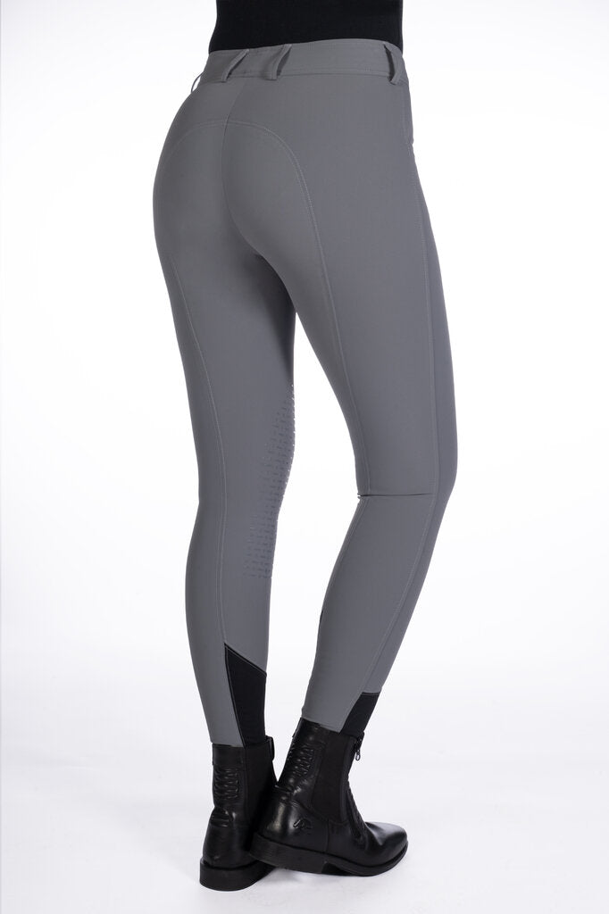 HKM Tampa- Silicone Knee Patch Riding Breeches Breeches.com