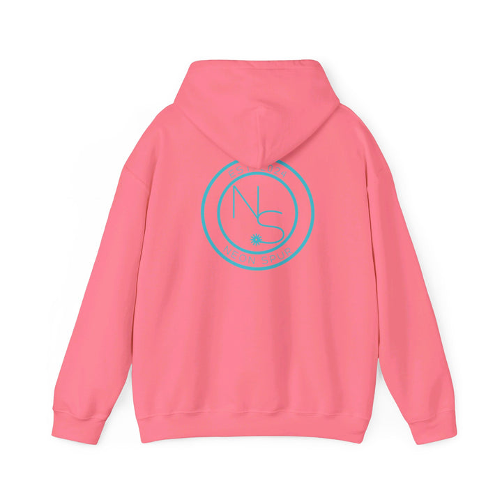 Neon Spur Teal Logo Unisex Heavy Blend™ Hooded Sweatshirt