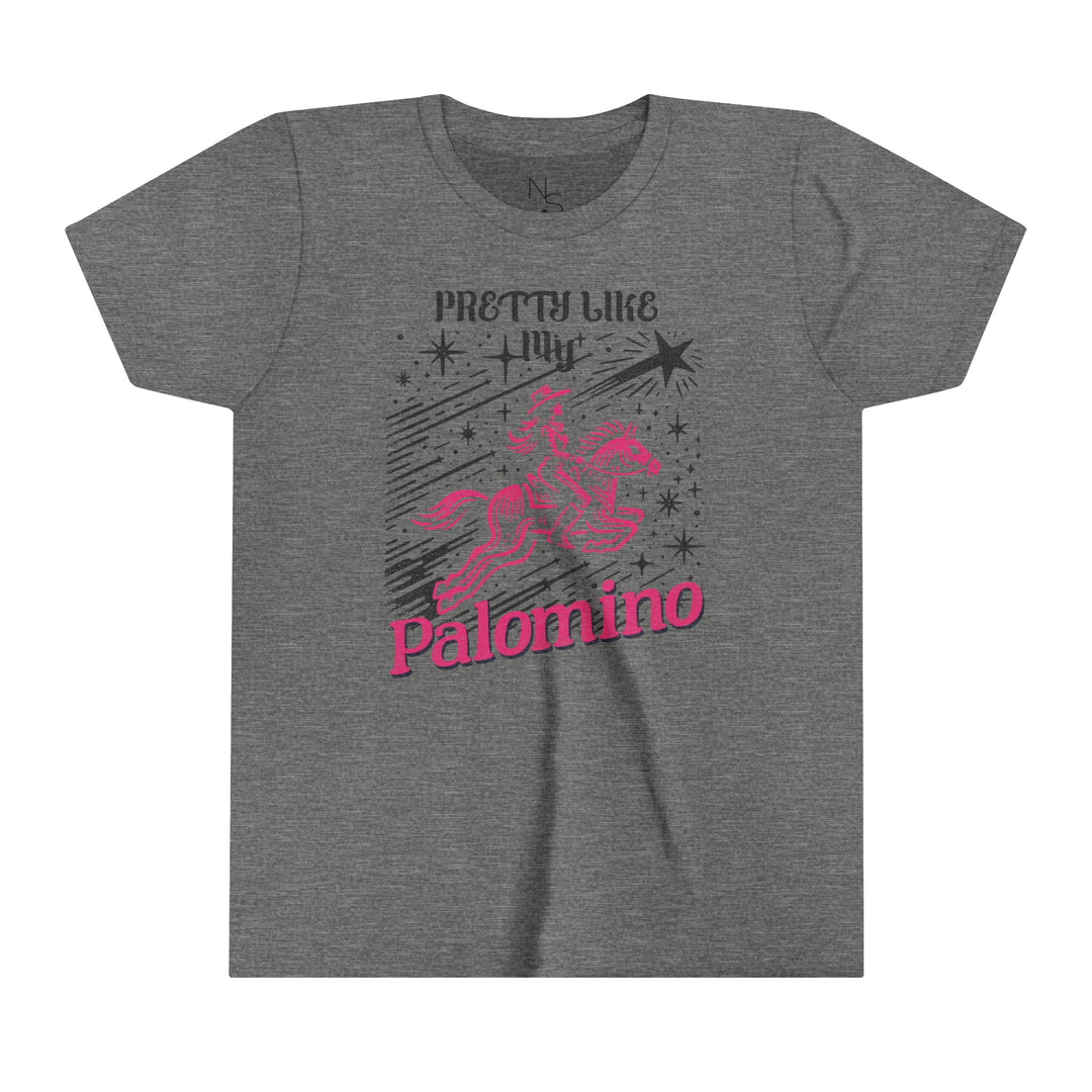 Pretty Like My Palomino Girls Short Sleeve Tee