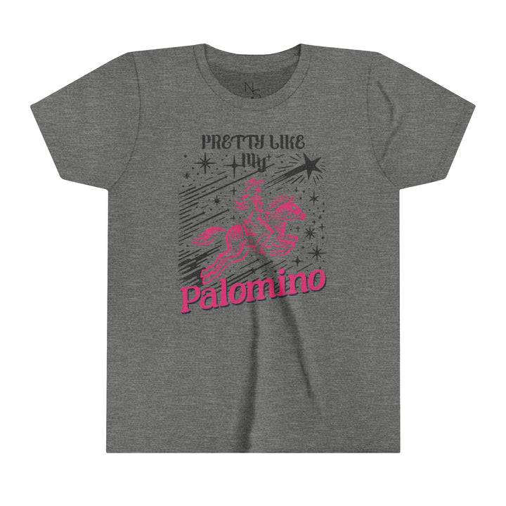 Pretty Like My Palomino Girls Short Sleeve Tee
