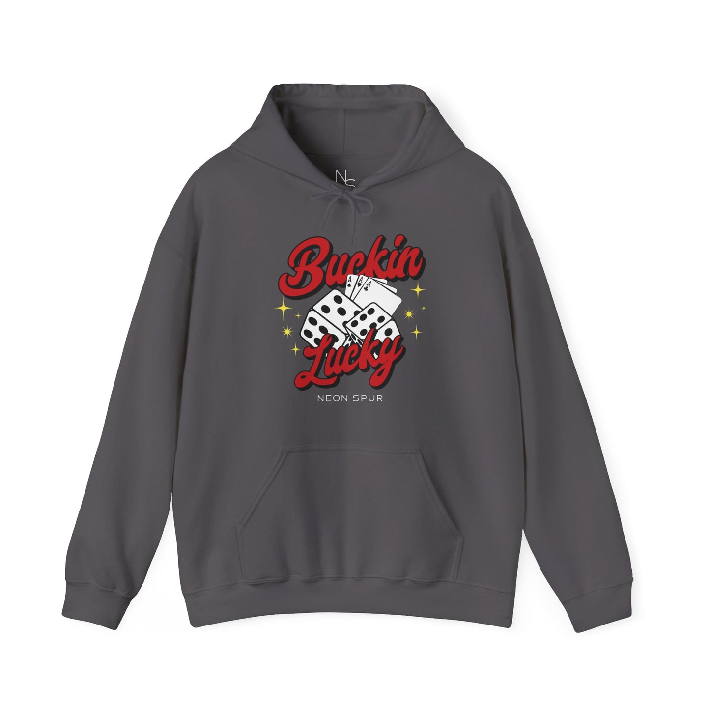 Buckin Lucky Unisex Heavy Blend™ Hooded Sweatshirt