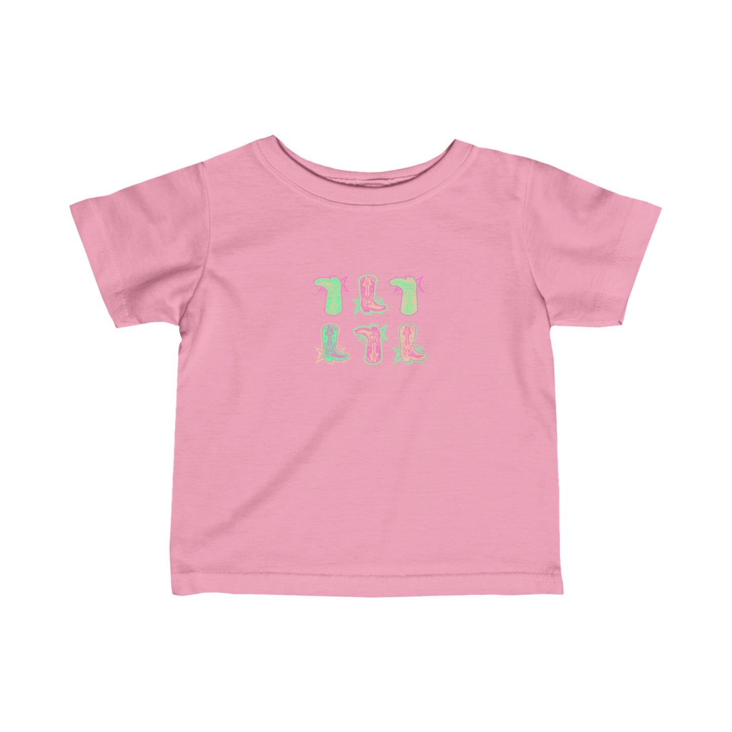 Pastel Boot Scootin Infant Fine Jersey Tee