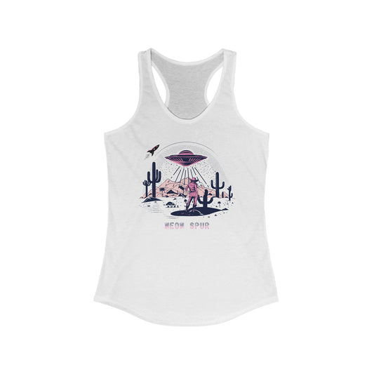 Space Cowgirl Racerback Tank