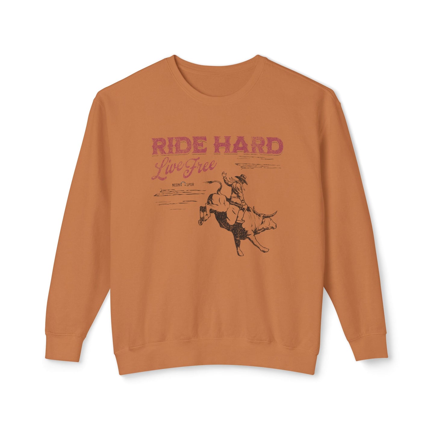 Ride Hard Live Free Crewneck Sweatshirt