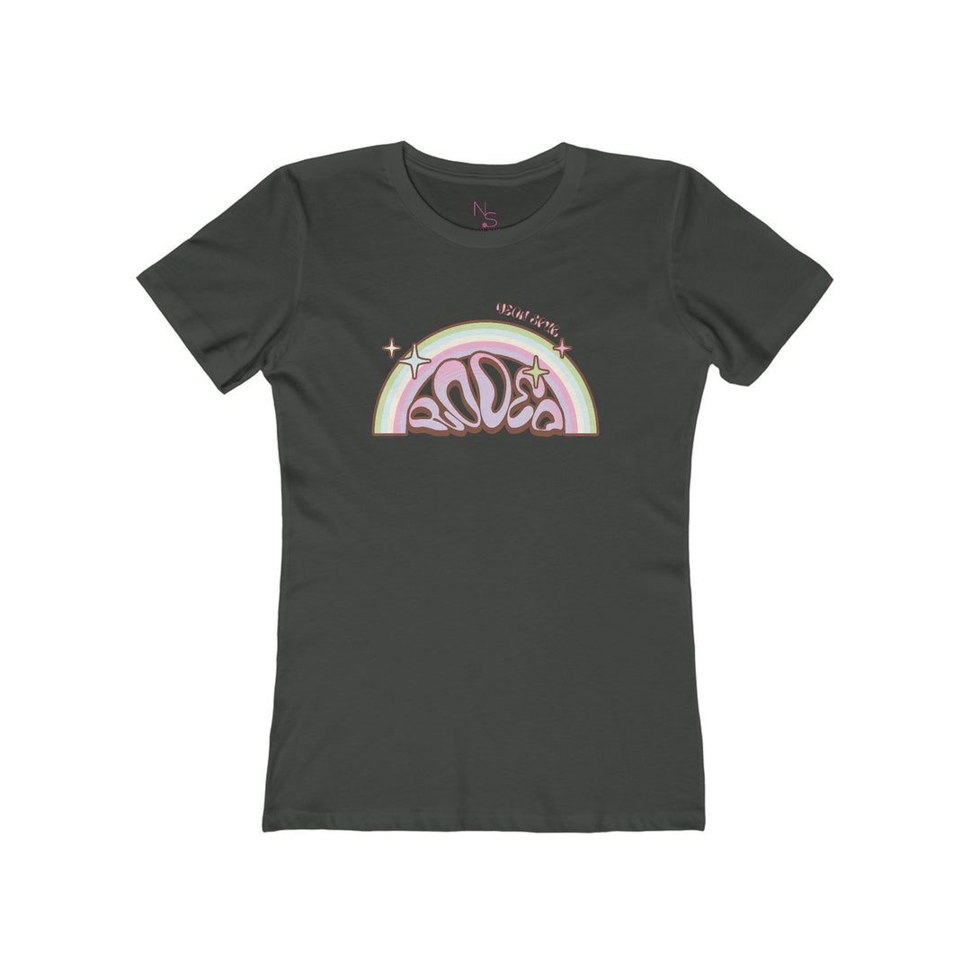 Groovy Rainbow Rodeo Women's Boyfriend Tee